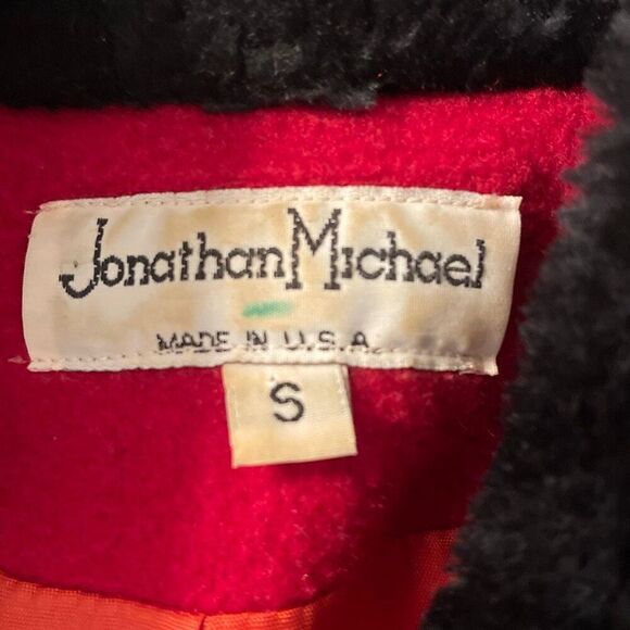 Jonathan Michael Vintage Wool Faux Fur collar - Picture 11 of 14